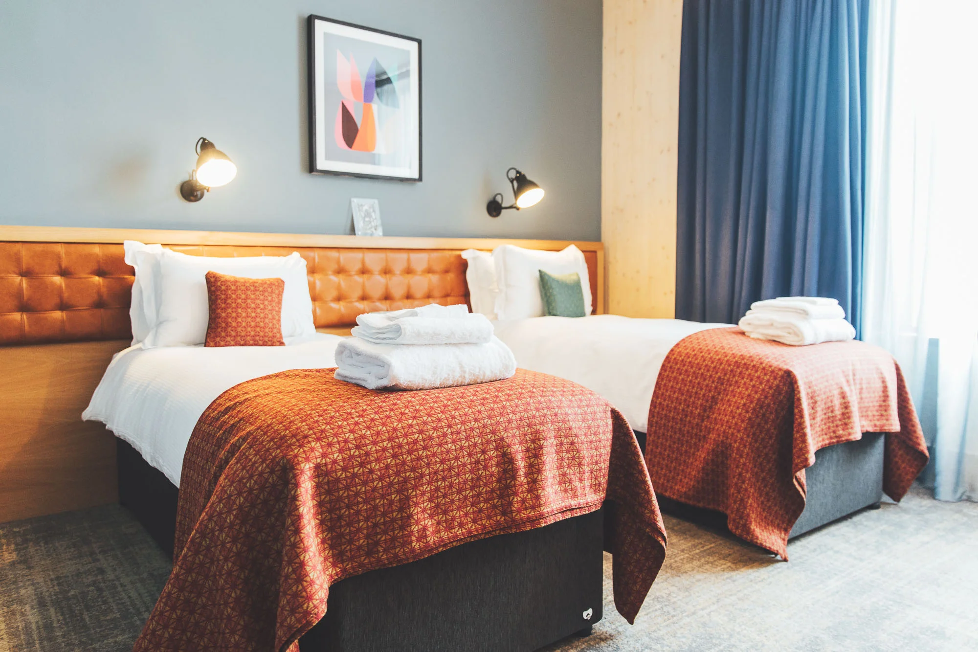 Twin room at the Royal Foresters in Ascot Berkshire.jpg