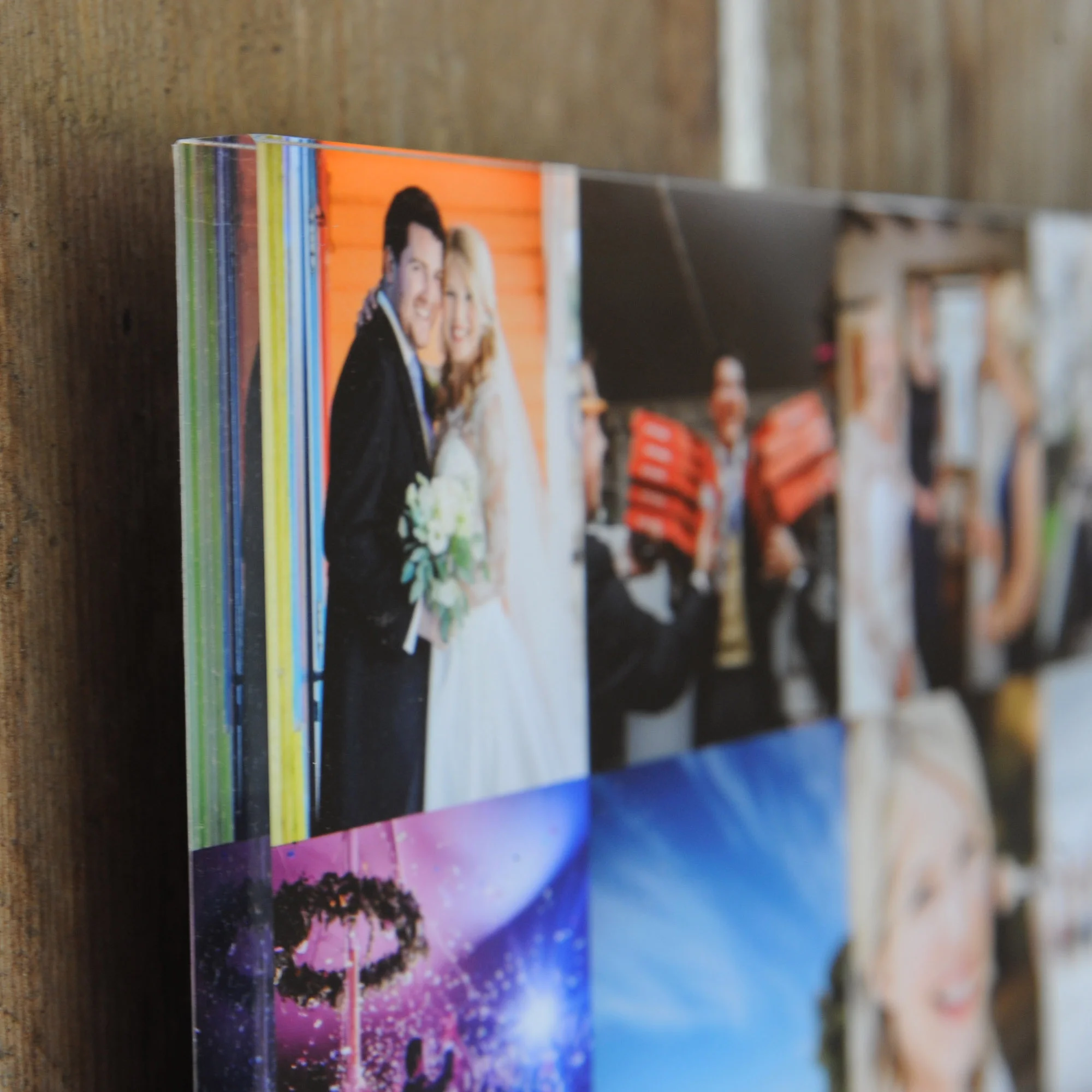 square wedding collage