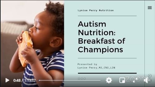 The Color of Autism Foundation features Breakfast for Champions: A Nutrition and Food Demo 