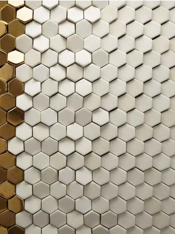 Metallic surfacing by Giles Miller, UK.