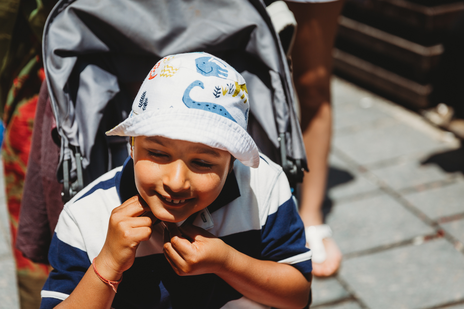 boy enjoying on vacation 