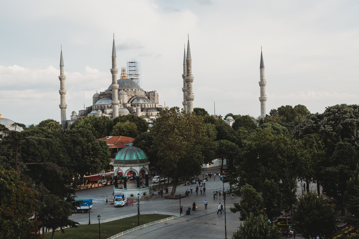 summer vacation turkey istanbul rooftop cafe