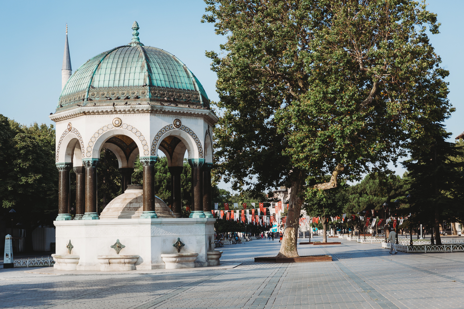 german fountain istanbul turkey