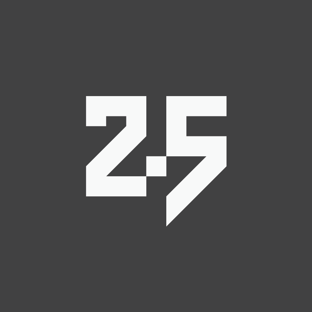 2 (point 5)... Custom numerals created as part of a logo concept for a modular aviation software system with interconnecting elements. See More →
