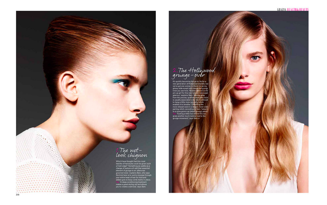 Sam McKnight For Grazia. Photographer Jem Mitchell