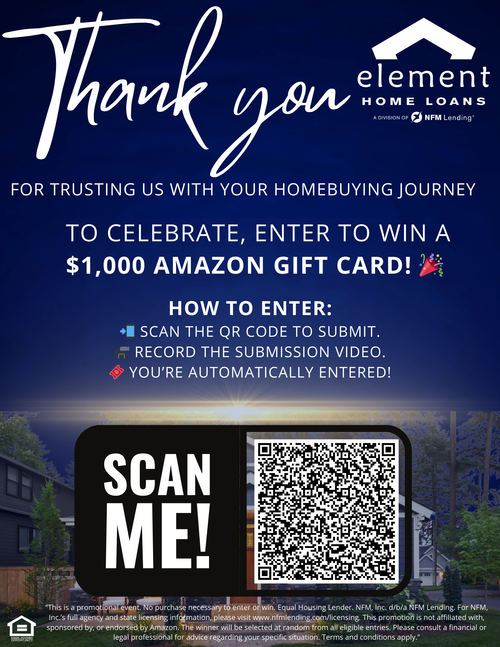 $1,000 gift card giveaway template preview