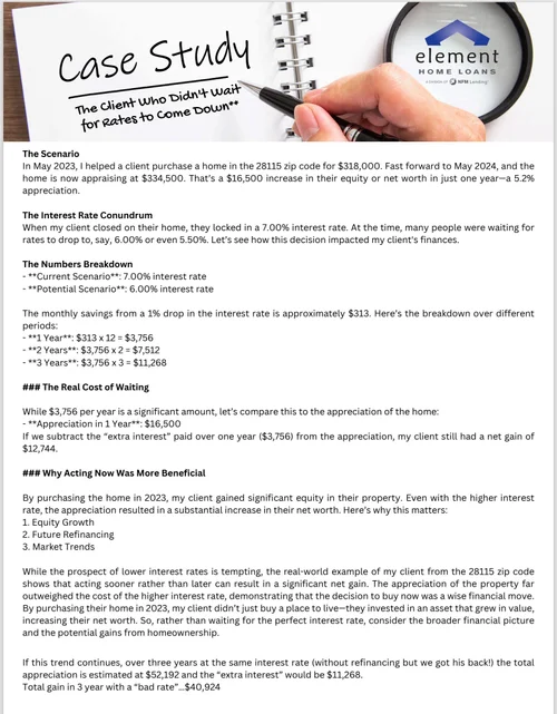 Case study template preview