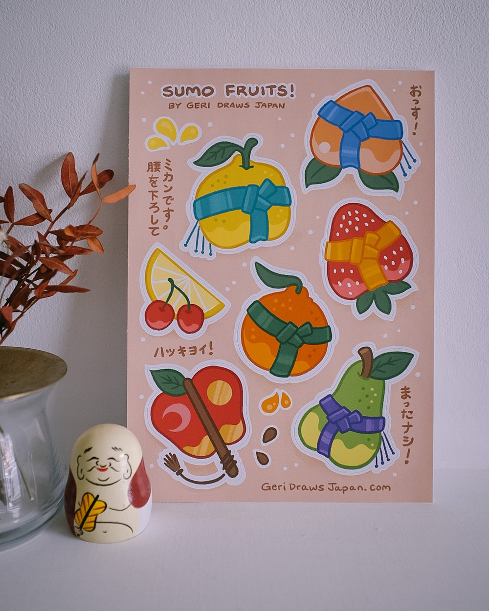 Marque Page Sticker - Sumo
