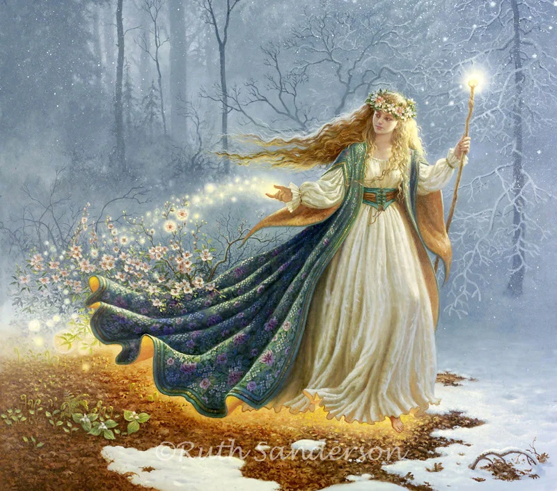 Art by Ruth Sanderson - http://goldenwoodstudio.com/