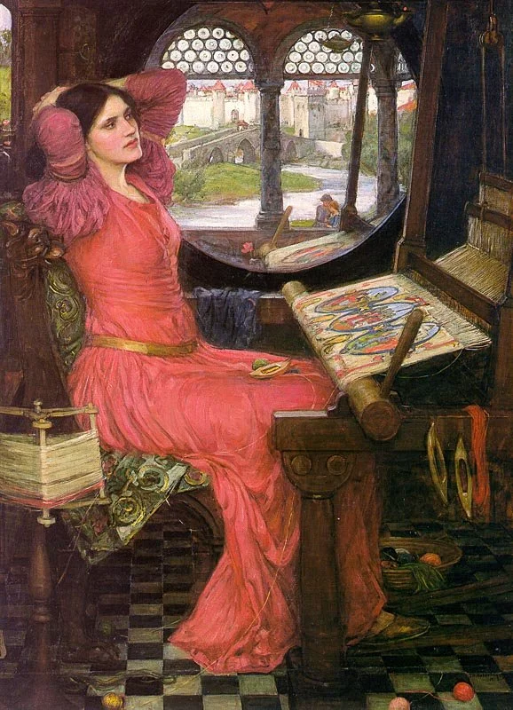 The Lady of Shalott. John William Waterhouse