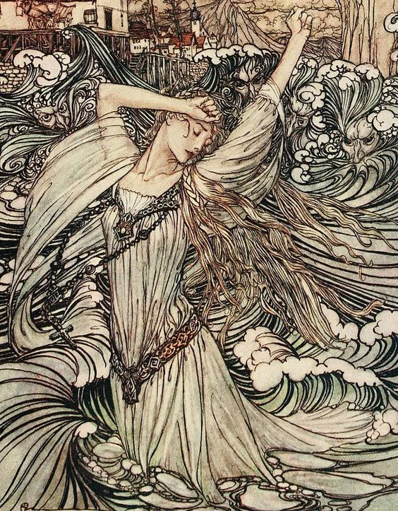Art by Arthur Rackham (1909 version)