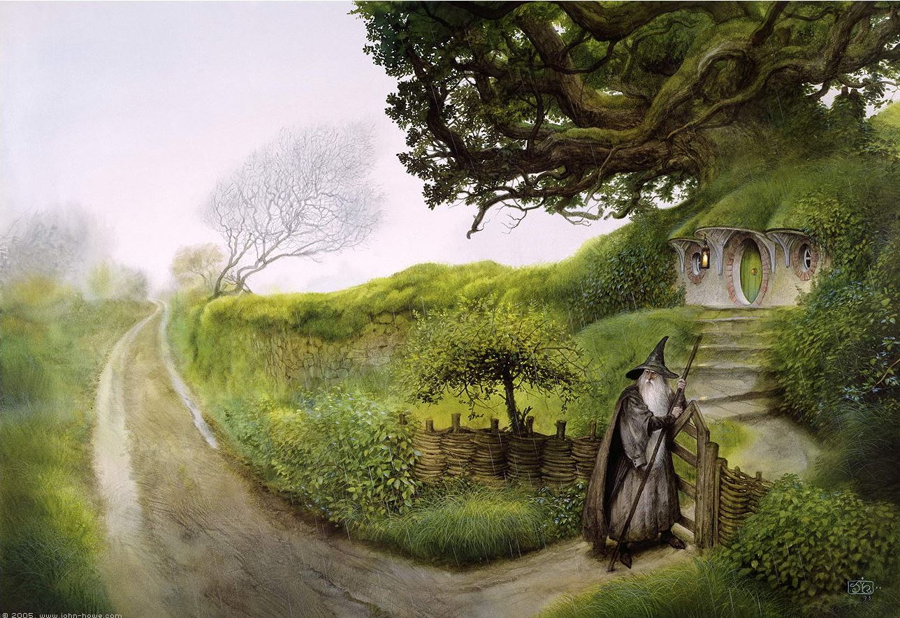 Gandalf Returns to Hobbiton