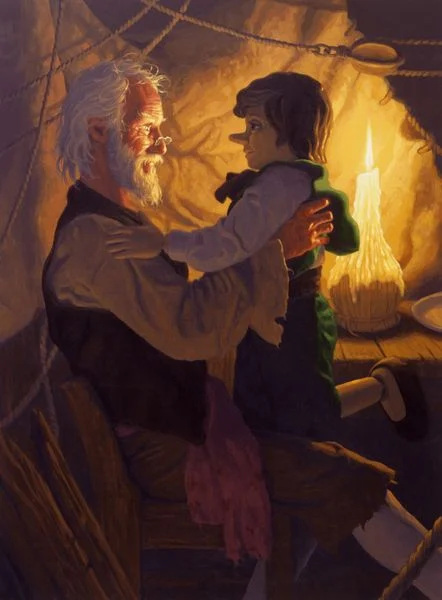 Pinocchio Runs Away by Greg Hildebrandt