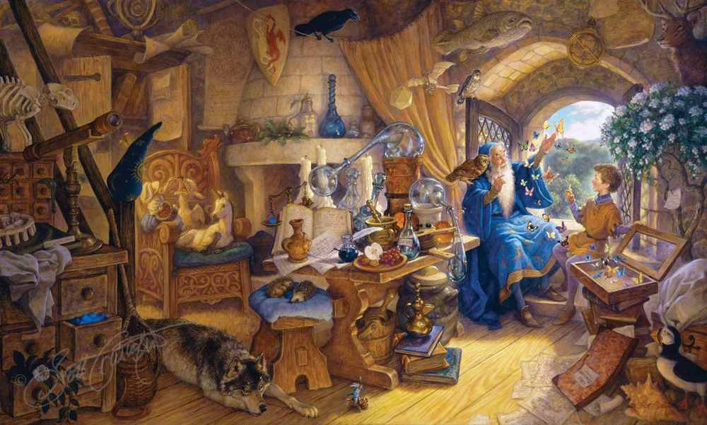 Merlin and Arthur - Scott Gustafson