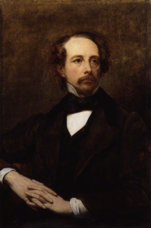 Dickens painted by Ary Scheffer, 1855.