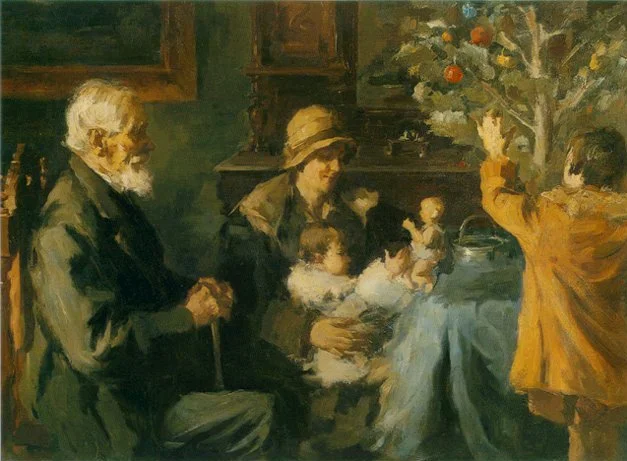 Σπ. Βικάτος, Χριστουγεννιάτικο Δέντρο. Εθνική Πινακοθήκη.