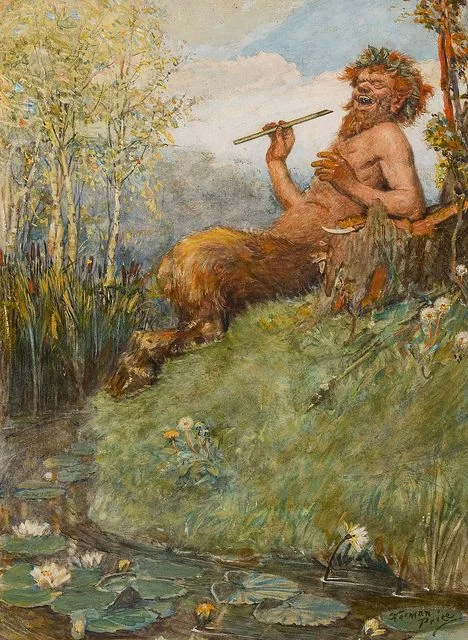 NORMAN MILLS PRICE (American, 1877-1951), "The Great God Pan"