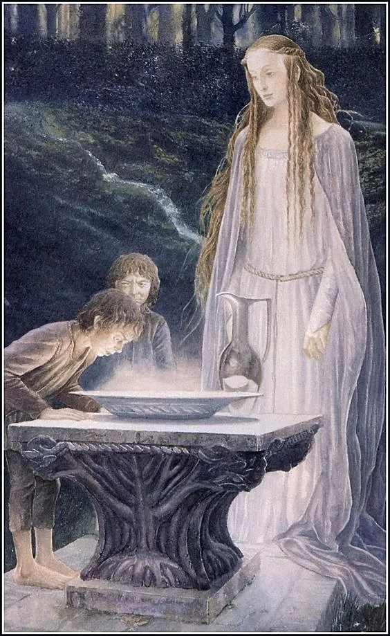 Galadriel's mirror, by Alan Lee
