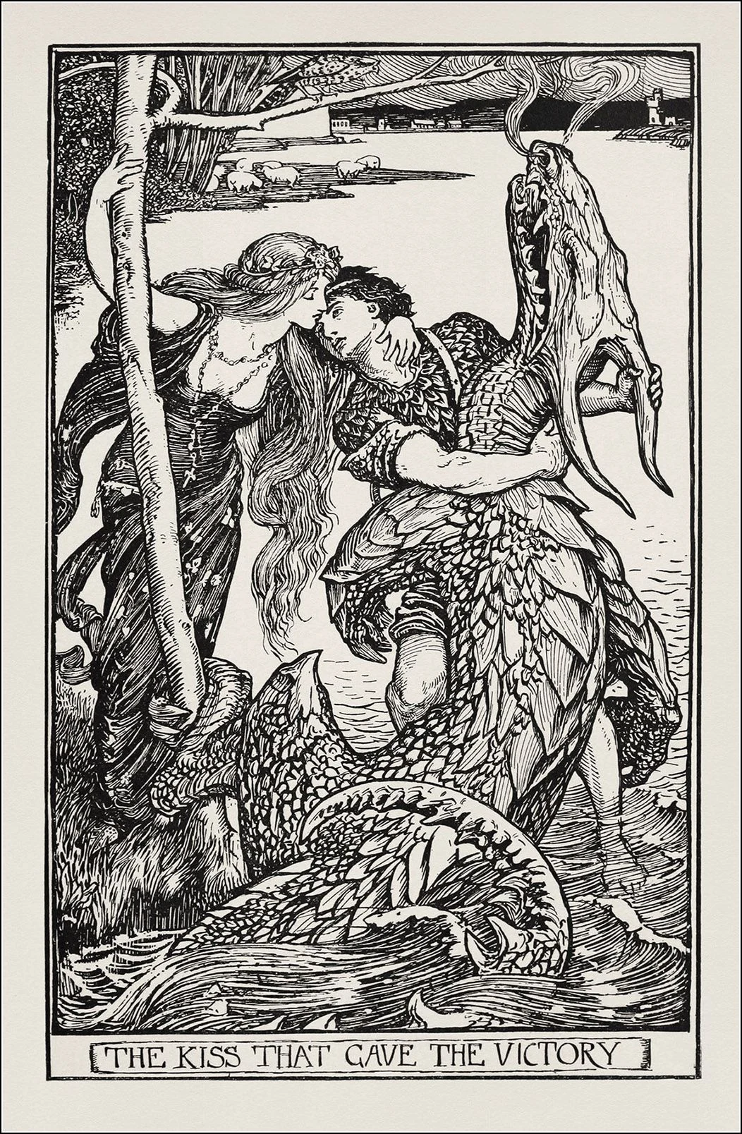 Henry Justice Ford - The crimson fairy book, edited by Andrew Lang, 1903