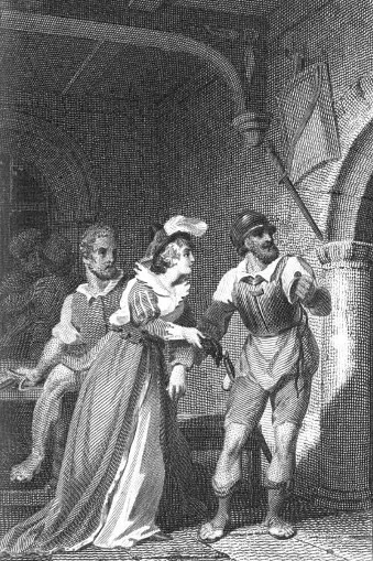 Illustration from The Mysteries of Udolpho (1806 edition)