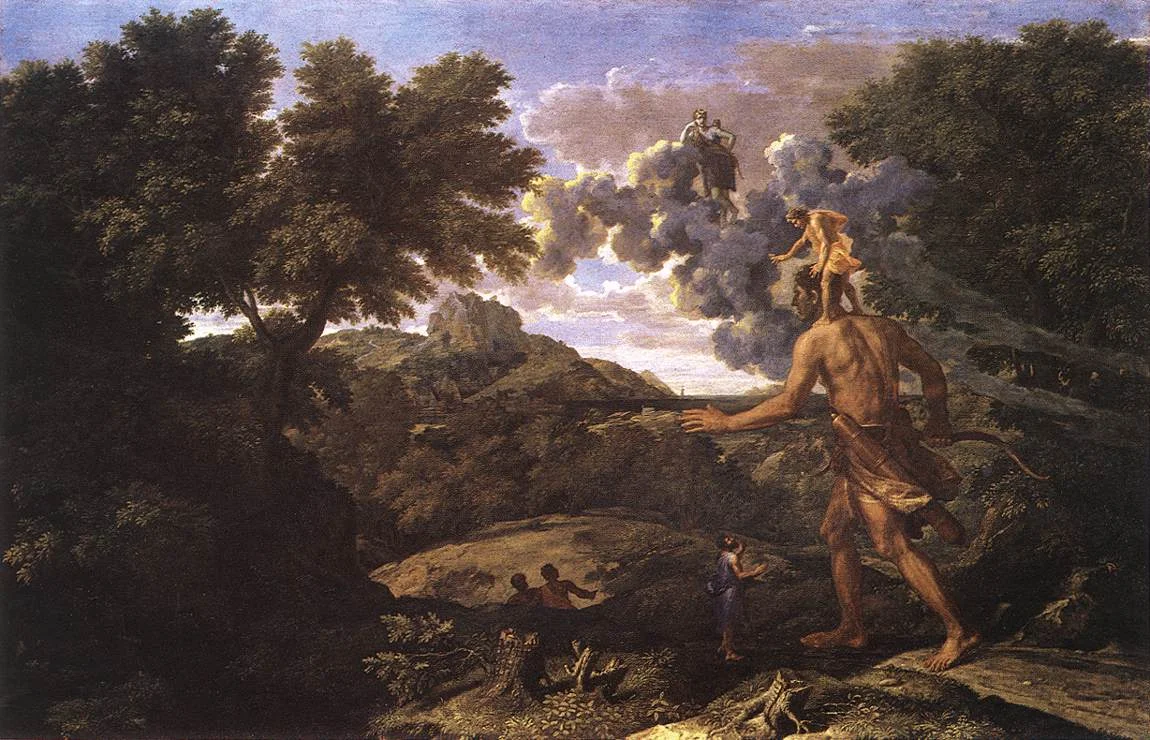 Landscape with Diana and Orion - Nicolas Poussin