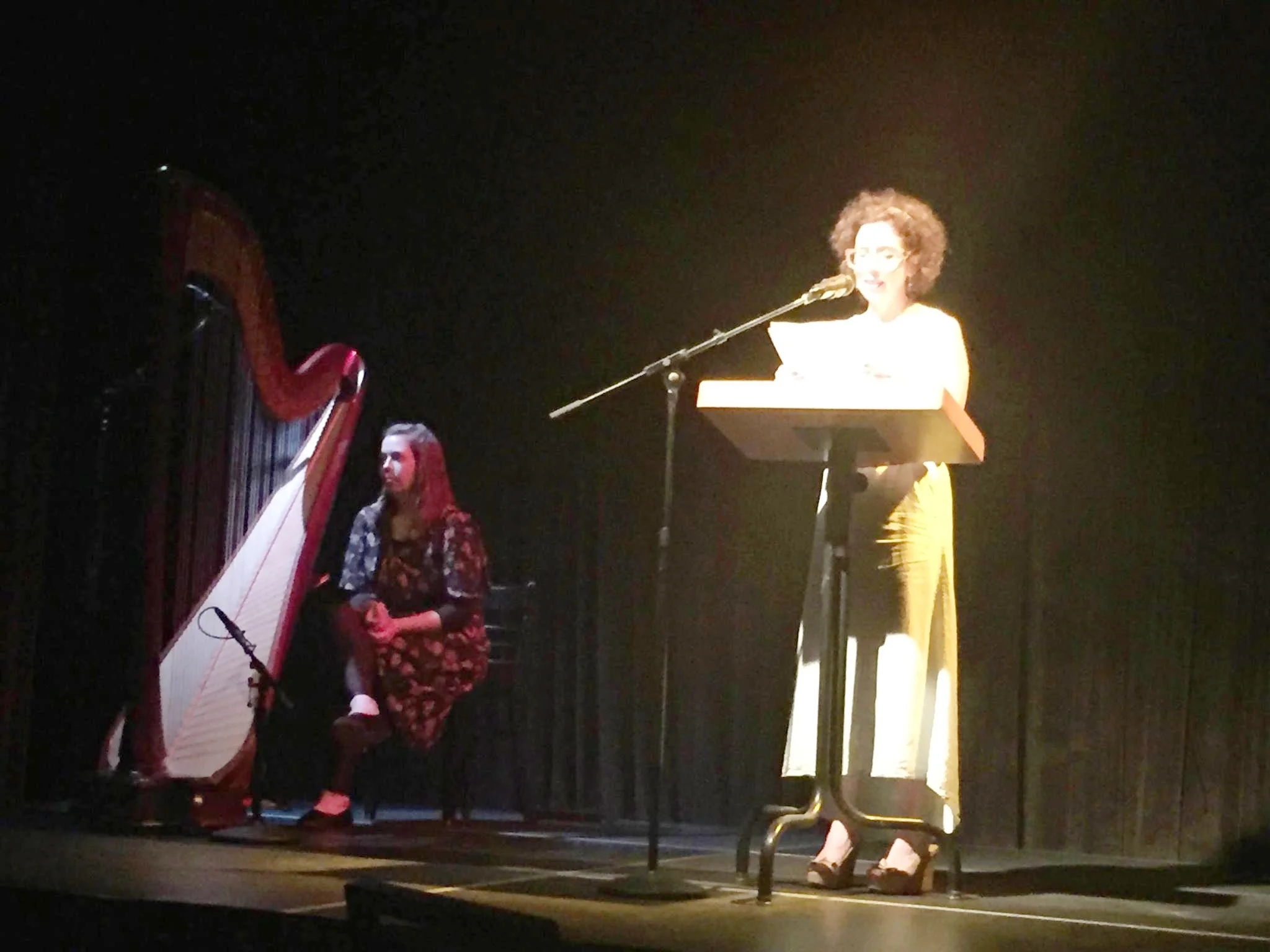 Jasmine Hogan, harp with Betsy Boyd, writer