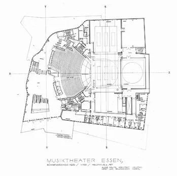 Essen Opera House by Alvar Aalto; Essen, Germany