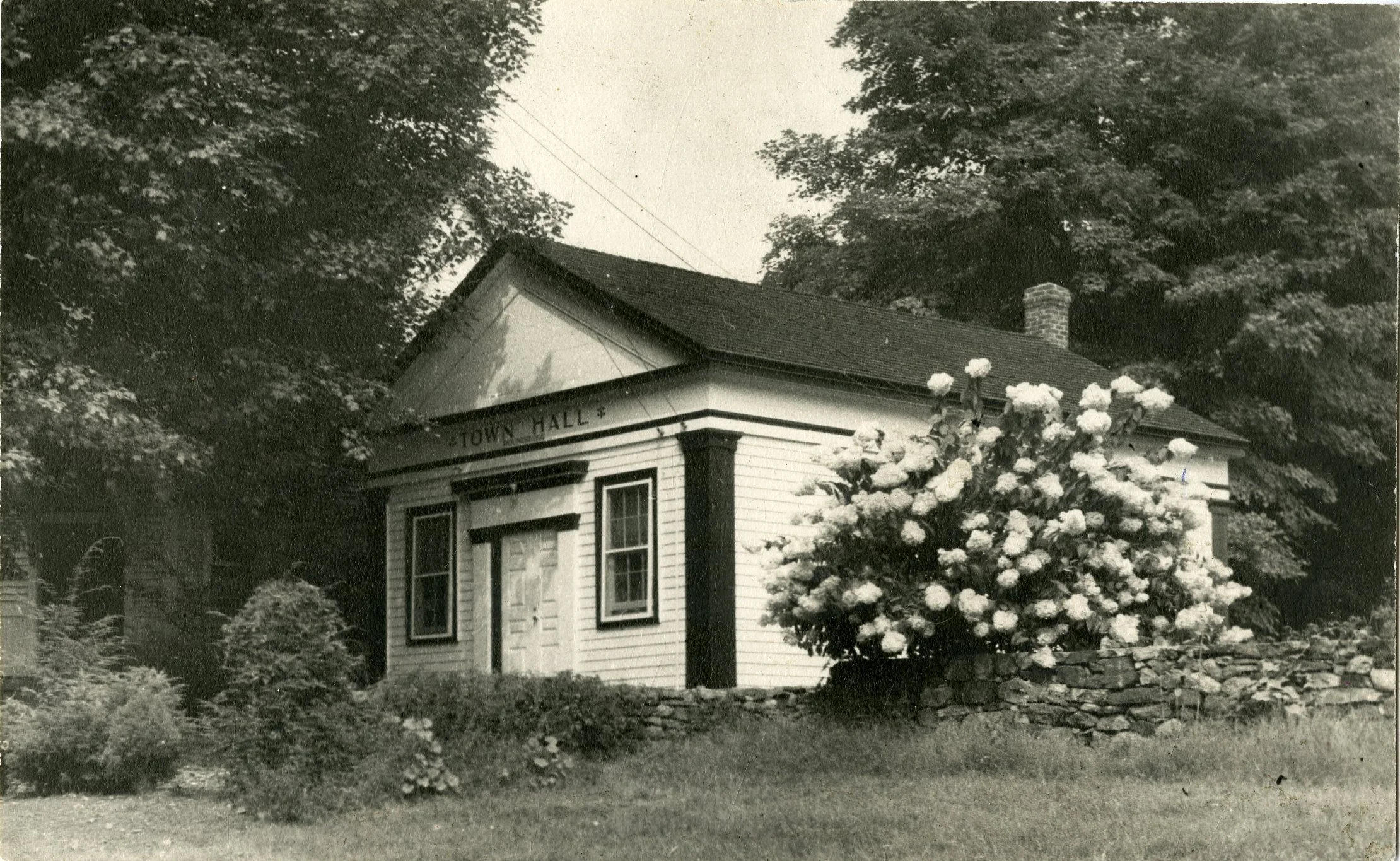 Early view of Stone Hill Road Presbyterian Lecture Room c. 1800's, now our museum