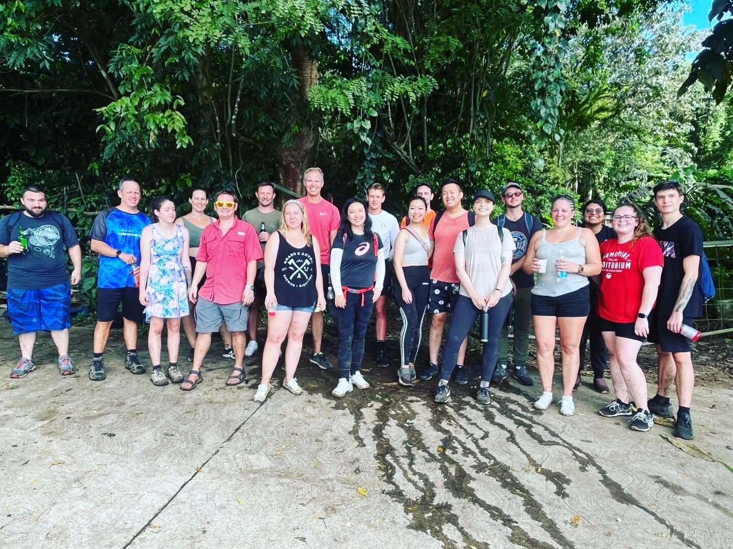 After a wonderful hike on #mountliamuige on #stkitts with #rogersecotours.