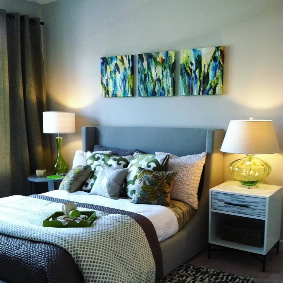 Commissioned work for a model apartment at Radius Apartments in Newport News
