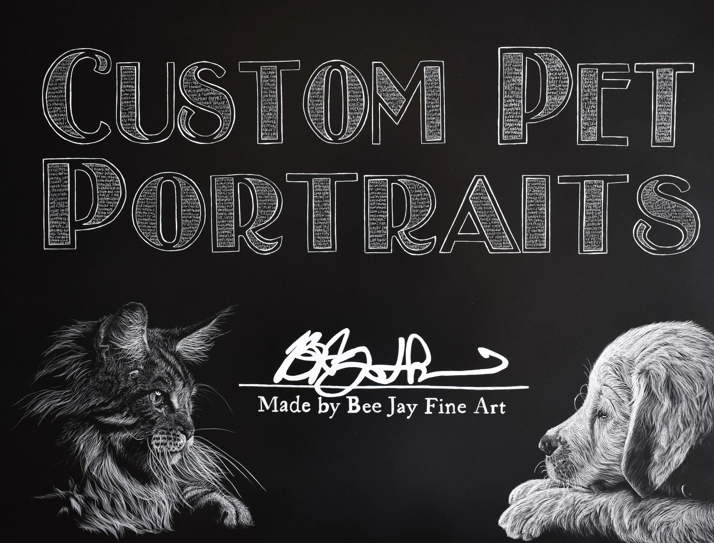 Custom Pet Portraits