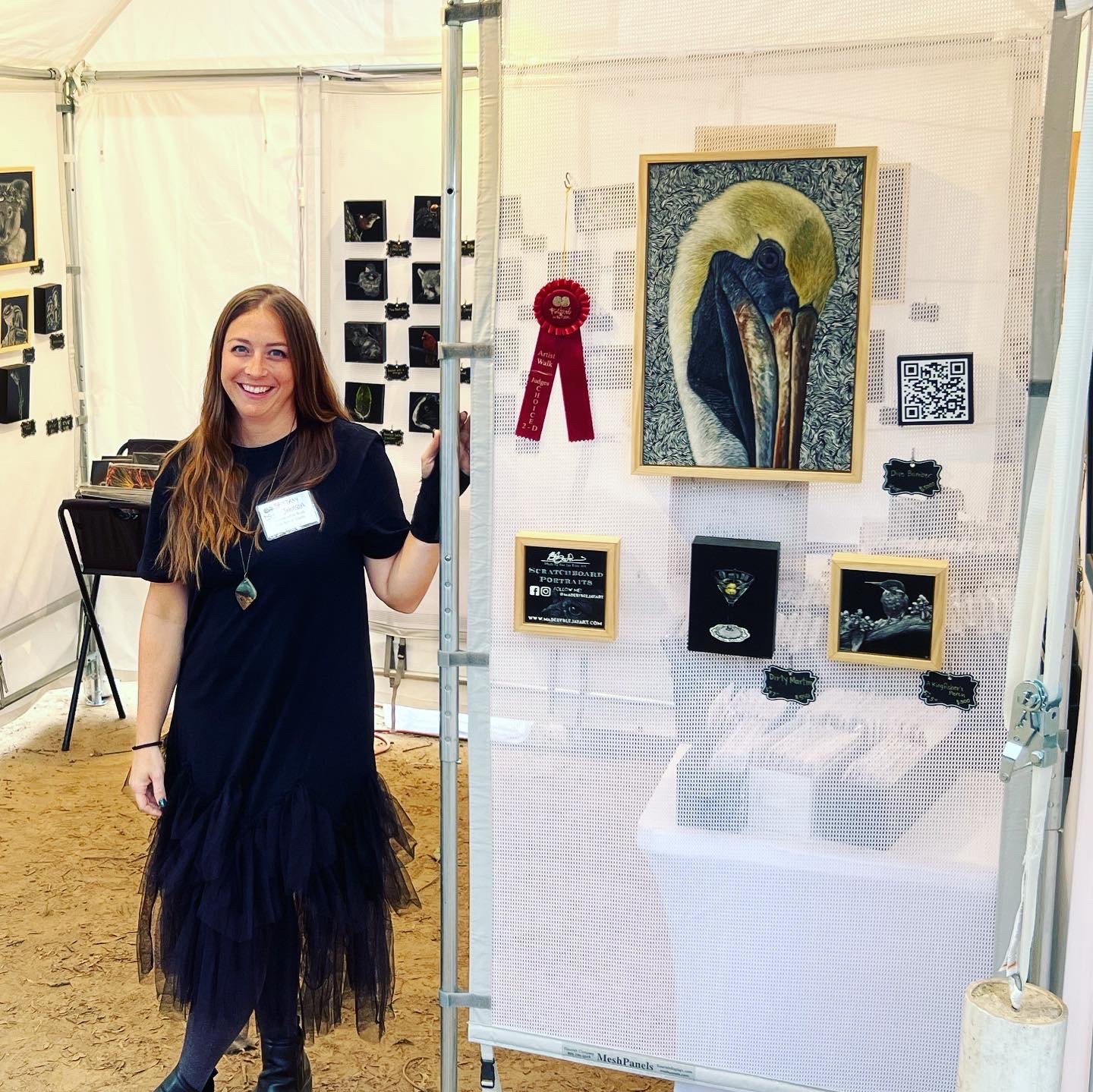 I won Judge's Choice for 2-D in Charlotte!