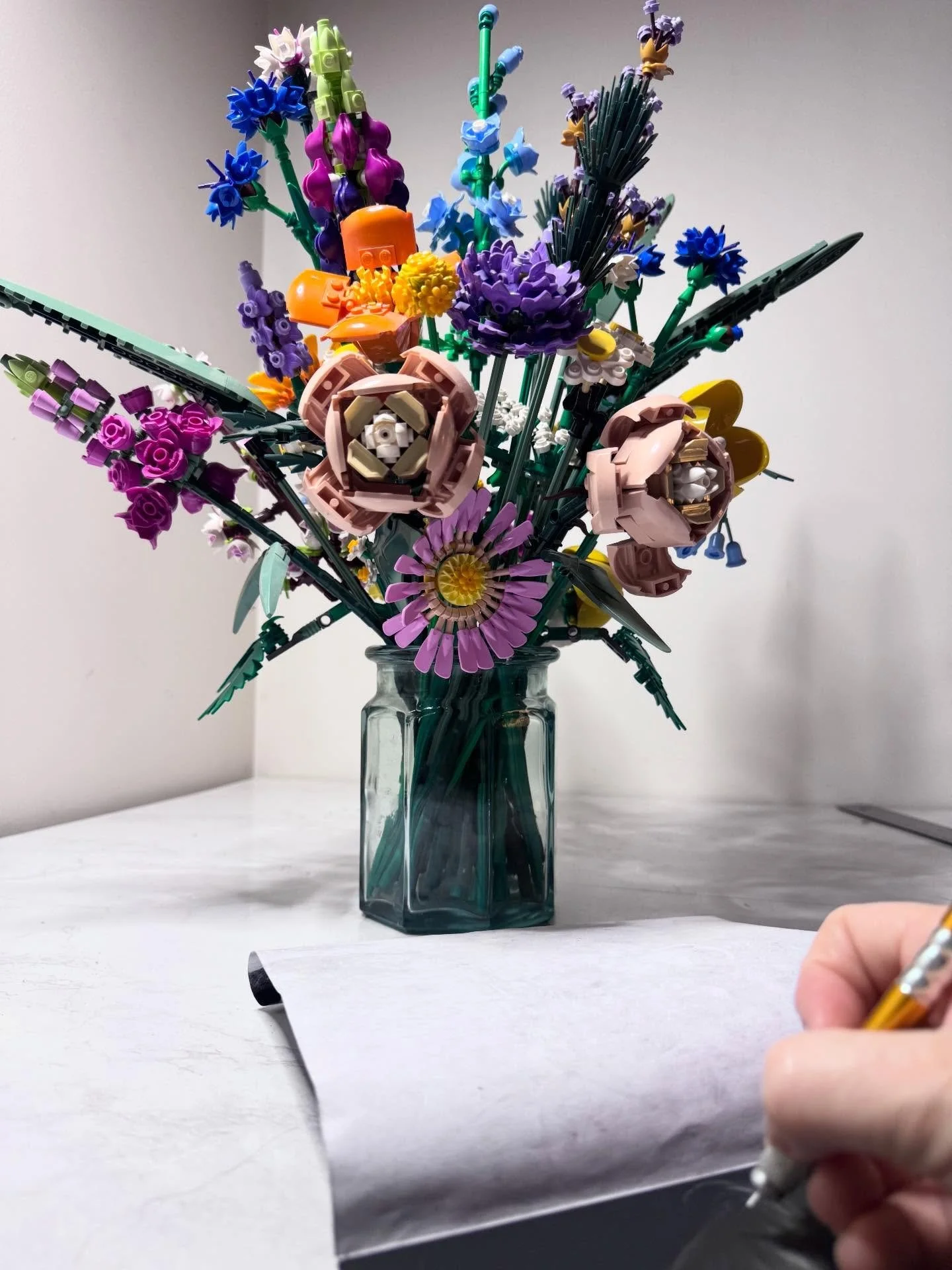 Feeling deeply thankful today.
For Jesus Christ my Savior,
for the blessing of a new home and the studio space waiting for me there,
for a full season of creative work,
and for every open door in this wild, beautiful year.

These LEGO flowers are the