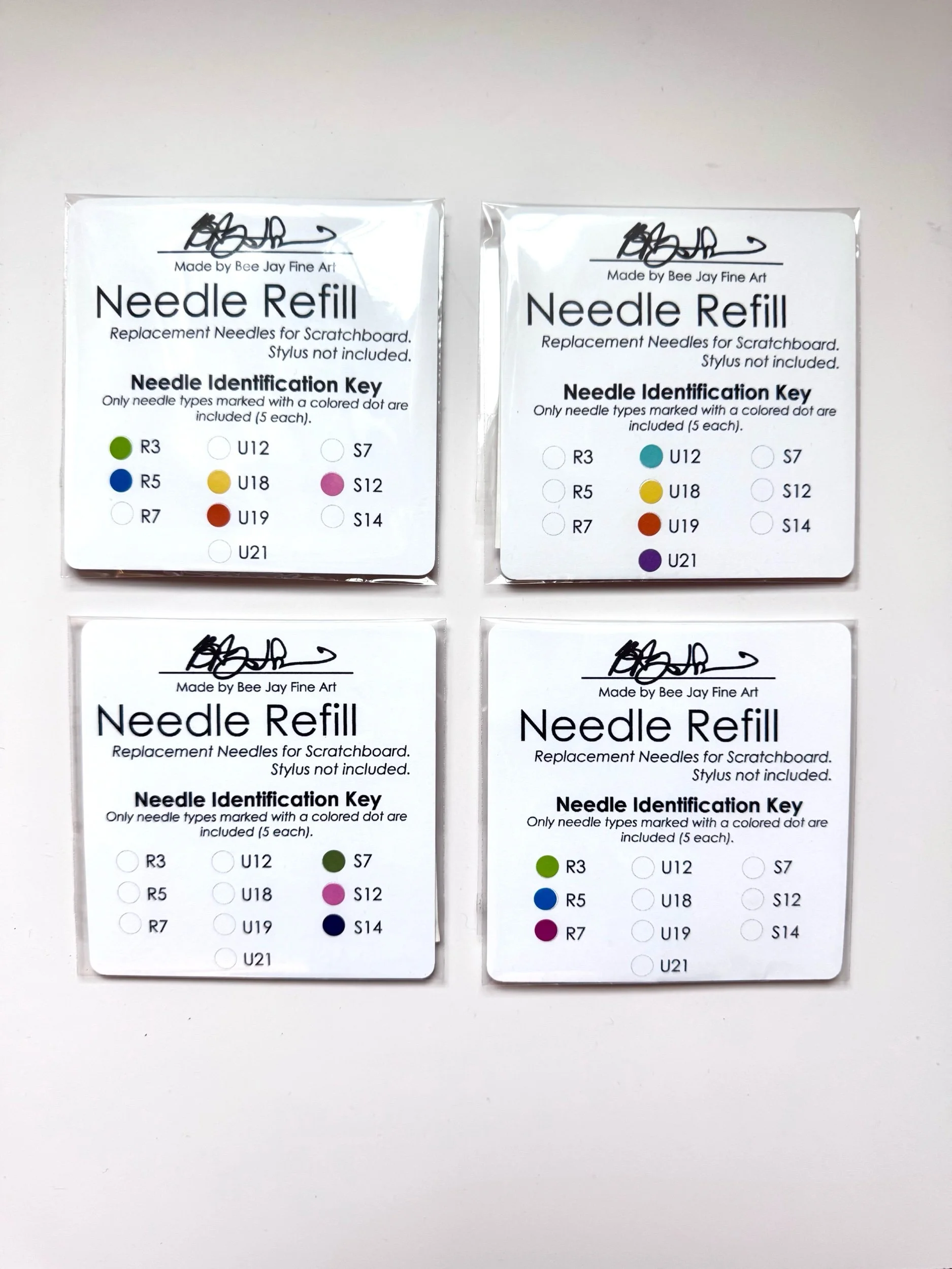 Scratchboard Needle Refill Kits