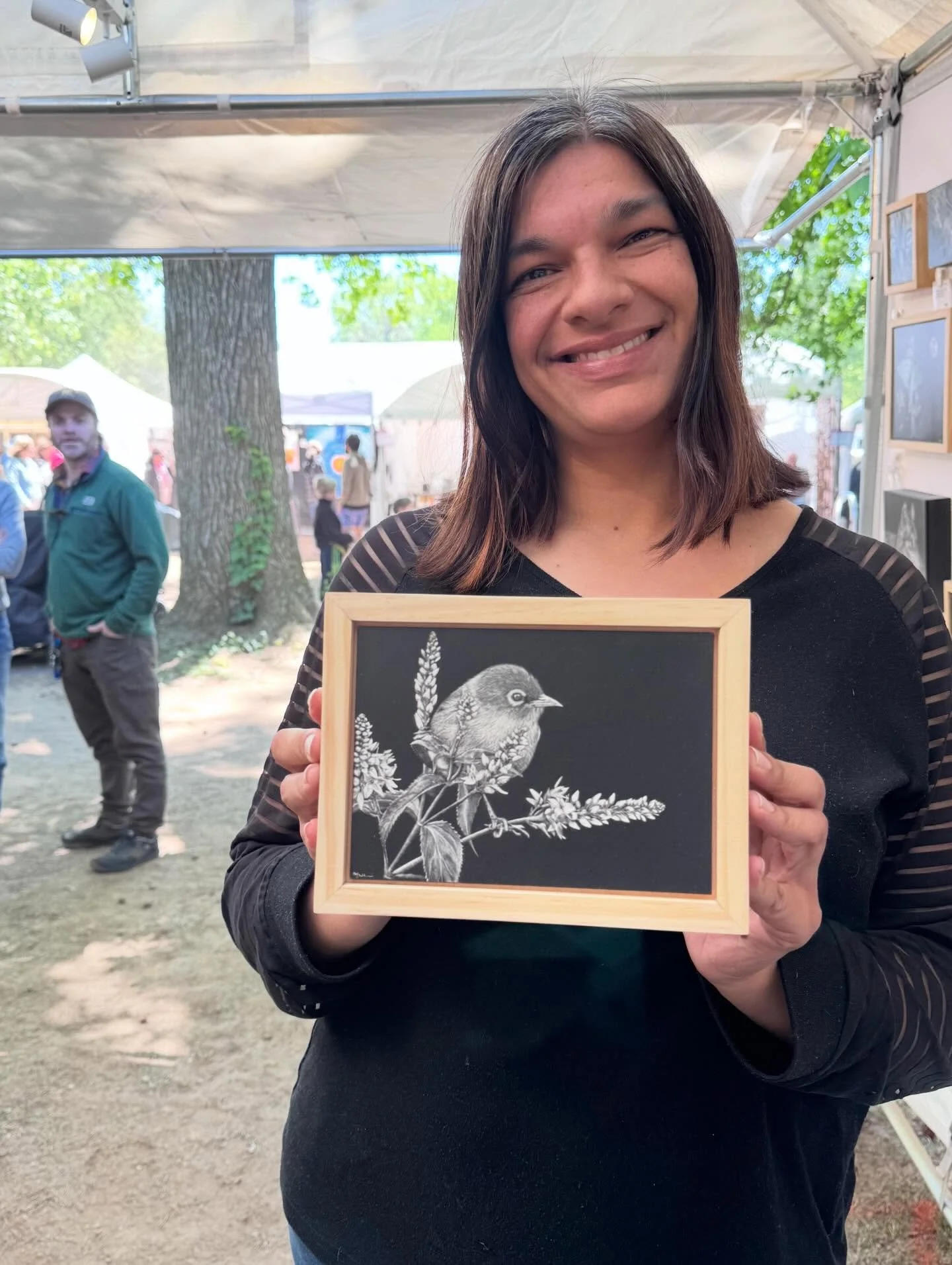 Seeing my work find its way into your homes&mdash;and getting to meet the people who connect with it&mdash;is something I never take for granted. Thank you to each and every collector who chose to bring one of my originals home. It means more than I 