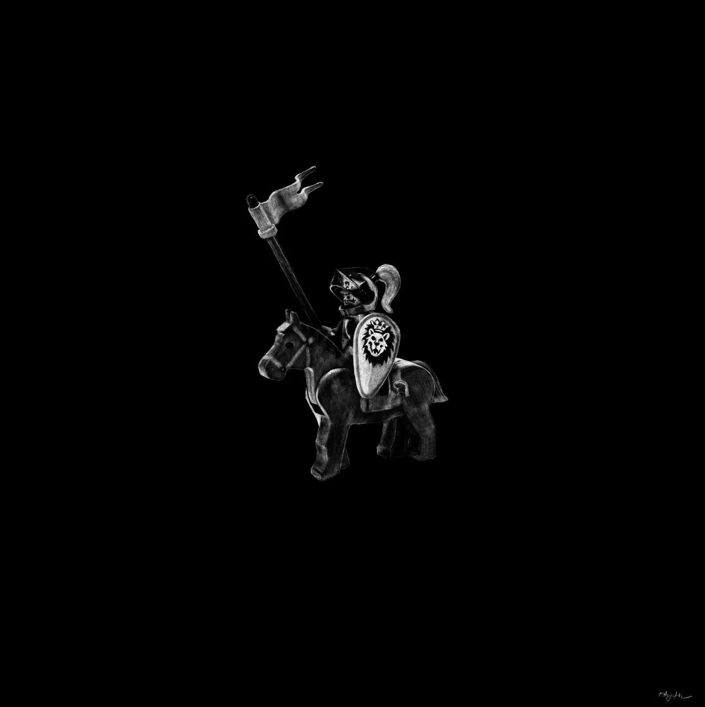 Tiny icons. Massive nostalgia.

Introducing Lego Minifigs I &mdash; a trio of miniature scratchboard pieces created for the upcoming Mighty Minis exhibition.

From left to right:
⚔️ Lion Knight
🏴&zwj;☠️ Captain Redbeard
🚀 Spaceman

Each piece was c