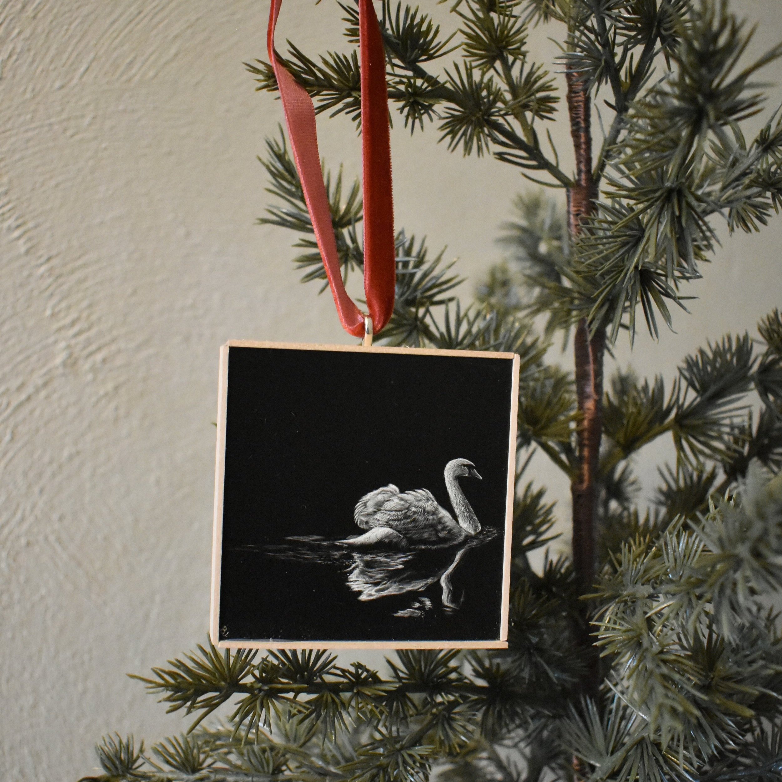 Swan's Reflection Ornament