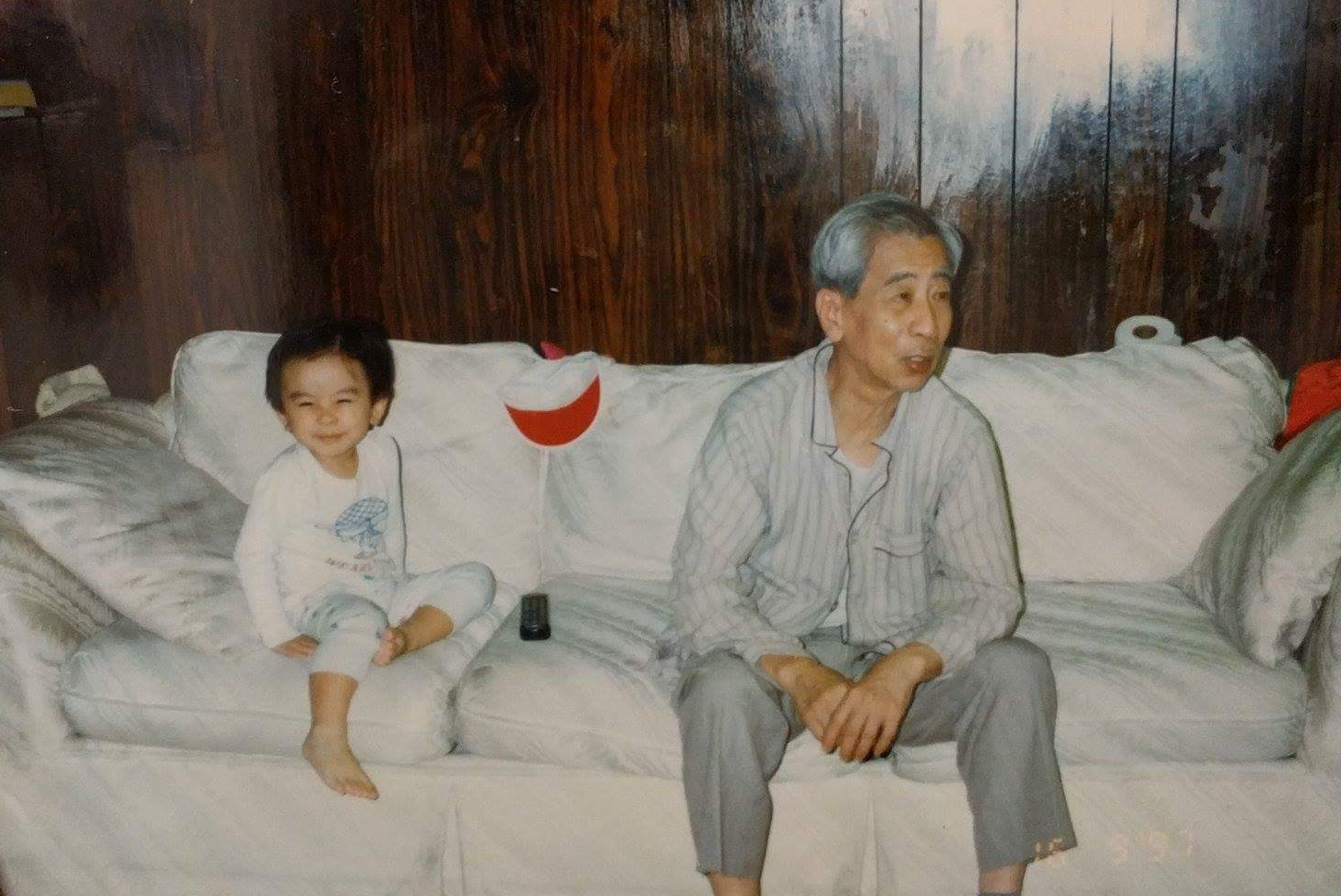 My Grandfather and I back in the 90s in Brooklyn.