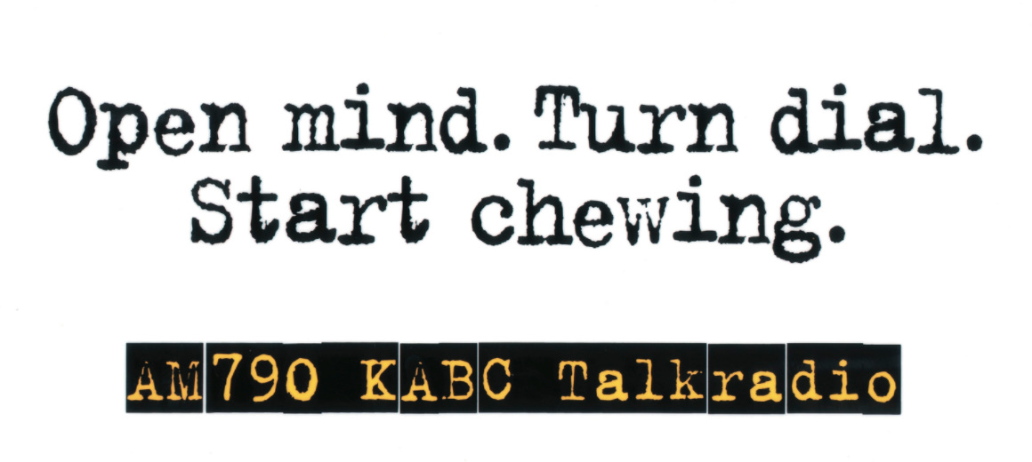 Nobody who listened to music on FM radio thought much about AM Talk Radio. FM had a huge audience comparatively speaking. My partner Richard Kile and I had an interesting thought. What if we created an AM Talk Radio outdoor campaign that looked like rock music advertising but touted the knowledge and intelligence one could access via talk, as opposed to simply listening to music. The result? A big fat spike in listeners. Turns out FM listeners were not only intrigued but actually stayed for a while. Unfortunately, the spike was short lived. We hypothesized that the ads for hemorrhoid creams and burial services sent the rock audience running back to the other side of the dial. Other executions included "Alternative band seeks fans." and "Virgin Territory for Deadheads". TV spot was directed by CB Harding, c. 1992. Art Direction by Richard Kile. Creative Direction by Dan Mountain. Budget was super low. 
