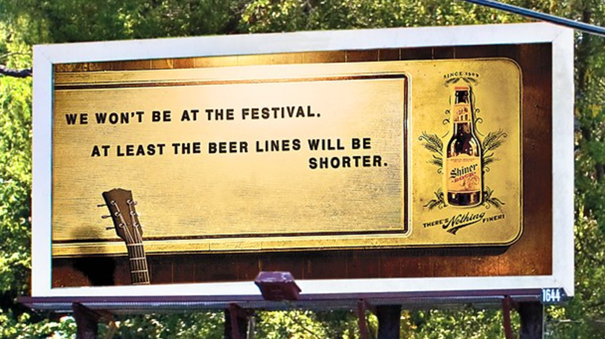 Day One of ACL 2009, attendees were greeted with the unfortunate news.
