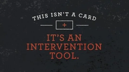 CARD FOR HANDING OUT WITH INFO/URL ON BACK.