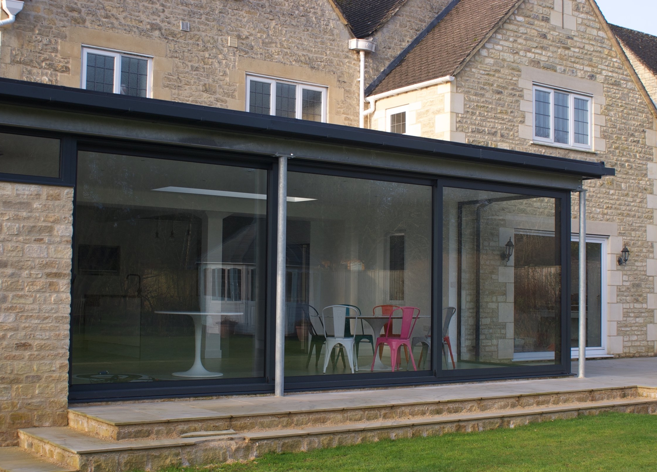 Glass Extension Stroud Cirencester Cotswolds Architecture Listed Building Architect Conservation Area Cotswold