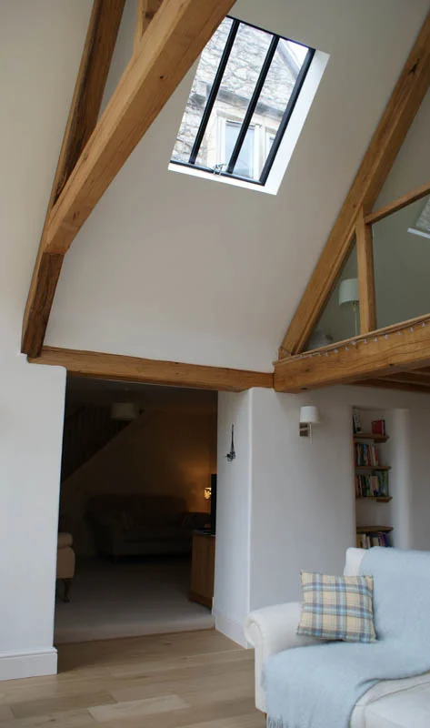 oak and glass extension to house in cotswolds stroud gloucestershire