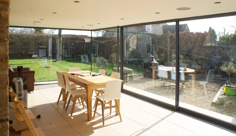 Glass Box Extension Cirencester Stroud Cotswolds Architecture Listed Building Architect Conservation Area Cotswold