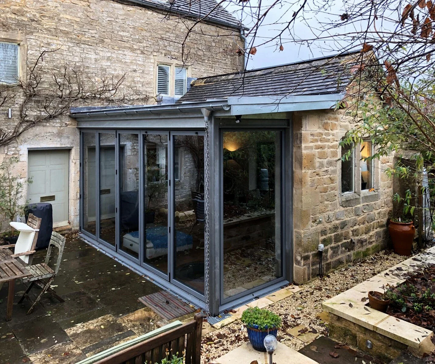 Glass Extension Stroud Cirencester Cotswolds Architecture Listed Building Architect Conservation Area Cotswold