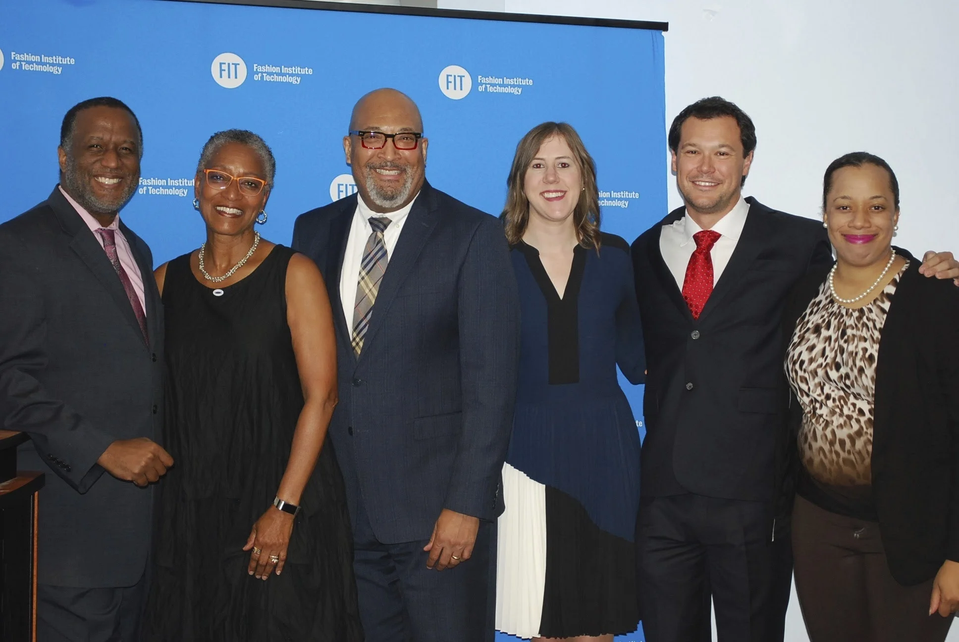 "Diversity & Education: Breaking Down Stereotypes in the Classroom" panelists, from left to right: Adhim DeVeaux, Renee Cooper, Dr. Ron Milon, Dr. Katie Bakarich, Jared Licina, Asha Castleberry