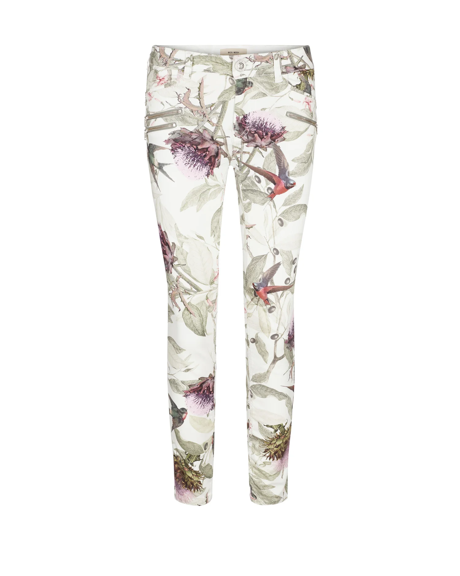 berlin lilac and green print jean