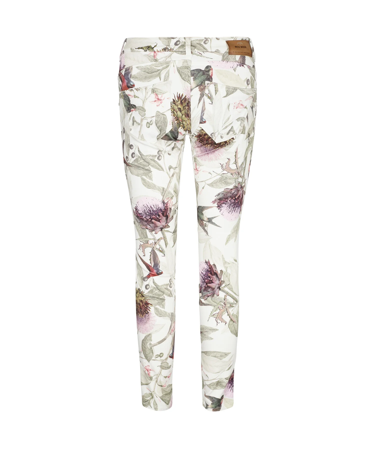 berlin lilac and green print jean
