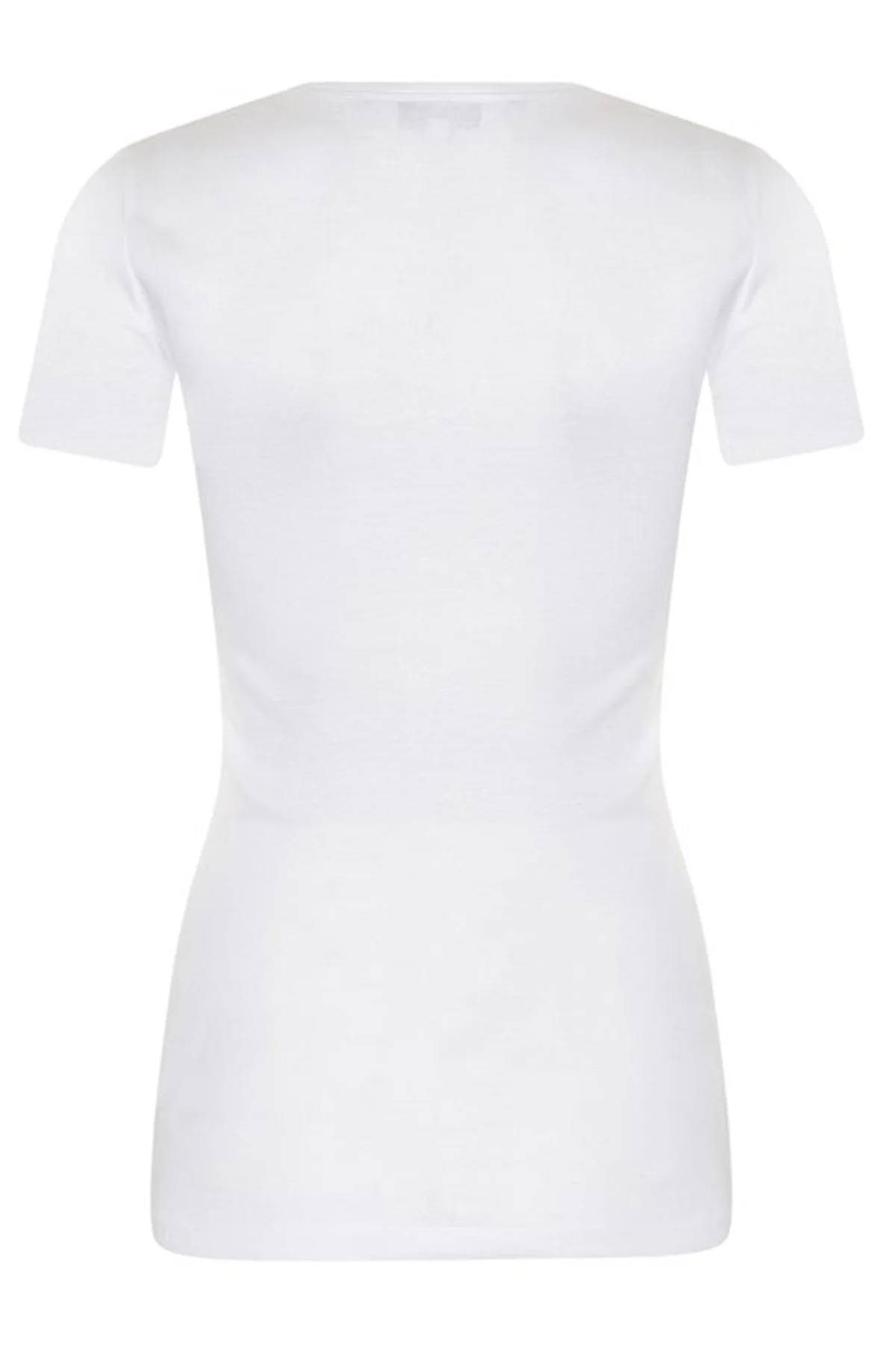 white short sleeve tee