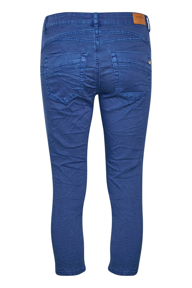 blue crop pants